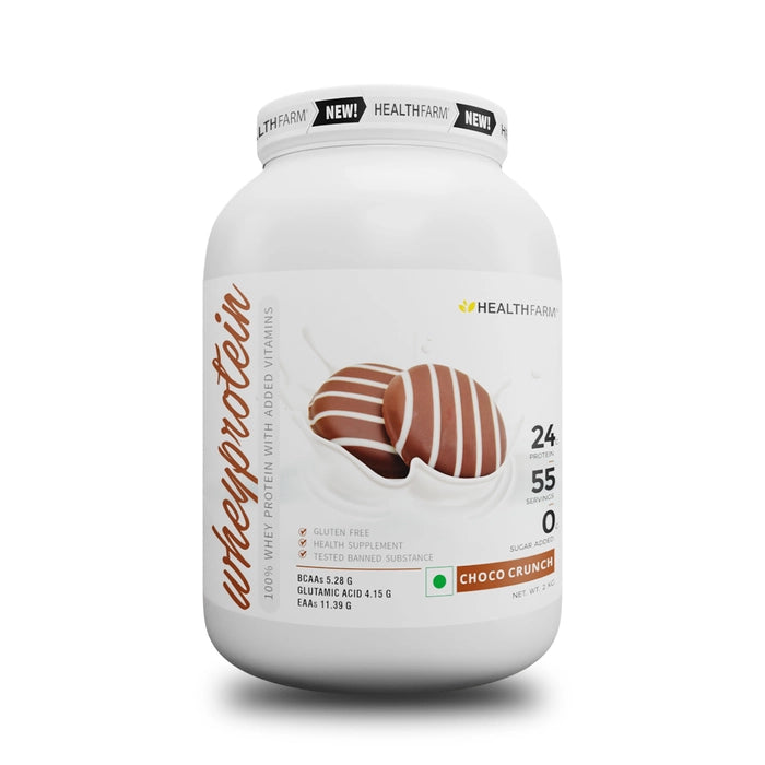 HEALTHFARM Whey protein plus|24g Protein| 1KG / 2KG|33 ser / 55 ser