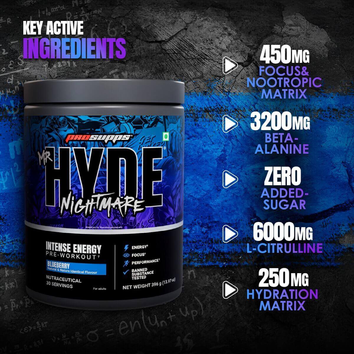 ProSupps Hyde Nightmare Intense Pre-Workout - 30 Servings