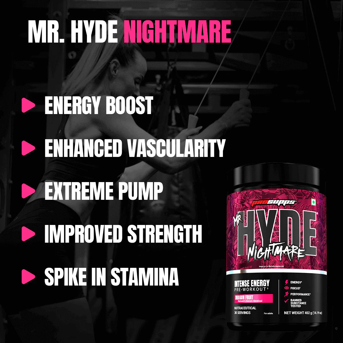 ProSupps Hyde Nightmare Intense Pre-Workout - 30 Servings