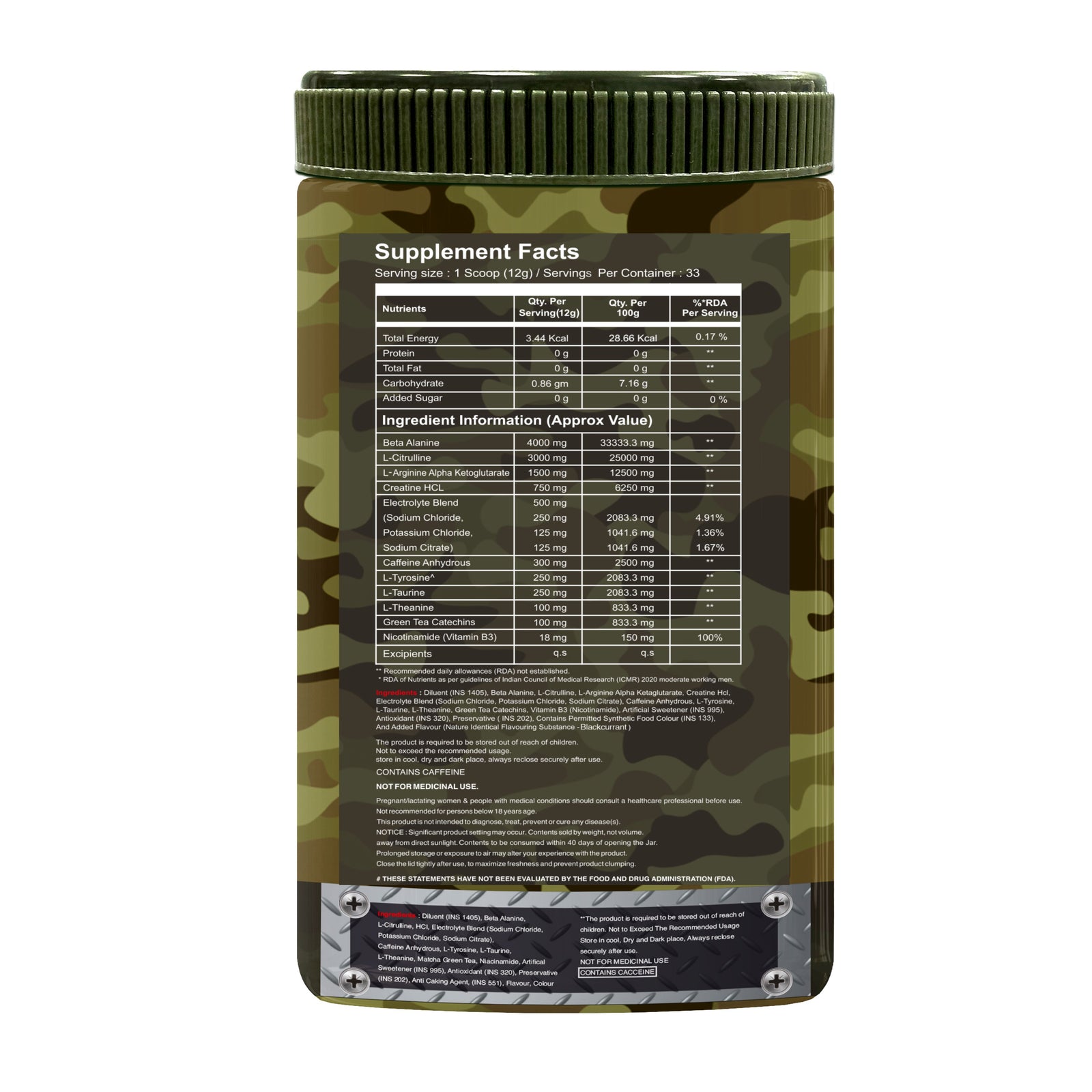 BIGFLEX NUKE PRE-WORKOUT POWDER (400 GM)