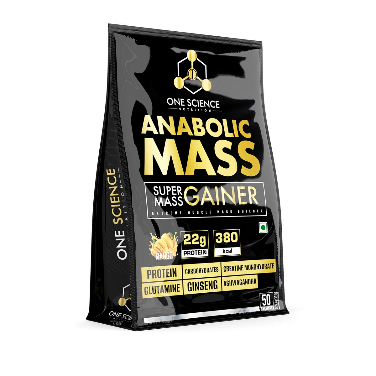 One Science Anabolic Mass – Super Mass Gainer (50 Servings)