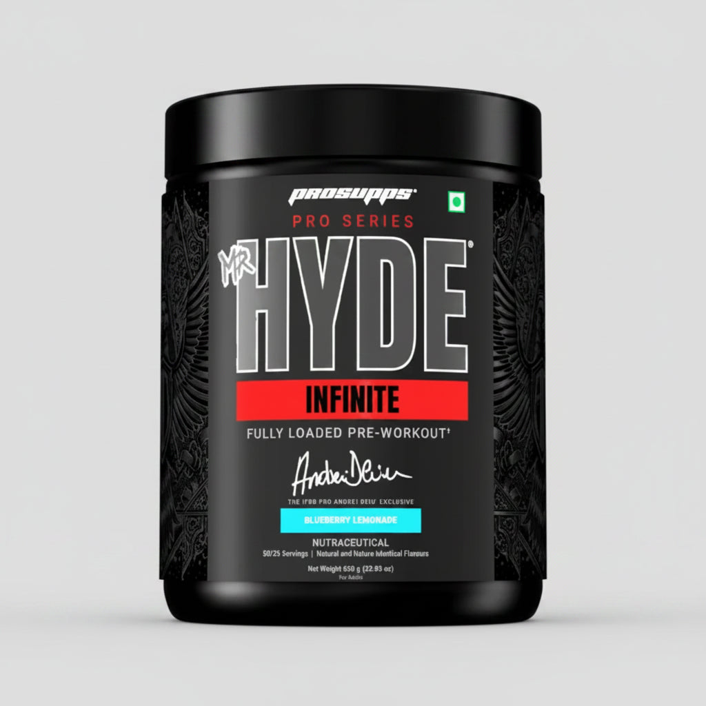 ProSupps Mr Hyde Infinite Pre Workout, 25 Servings | 26 g Fully Loaded Scoop, 6 g Citrulline, 5 g Beta-Alanine, 3 g Creatine, 3 g Betaine, 200 mg Caffeine