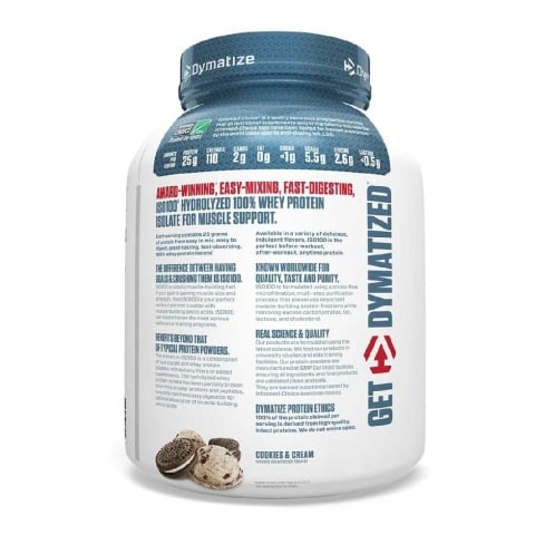 Dymatize ISO100 Whey Protein Isolate, 2.27 kg (5 lb)