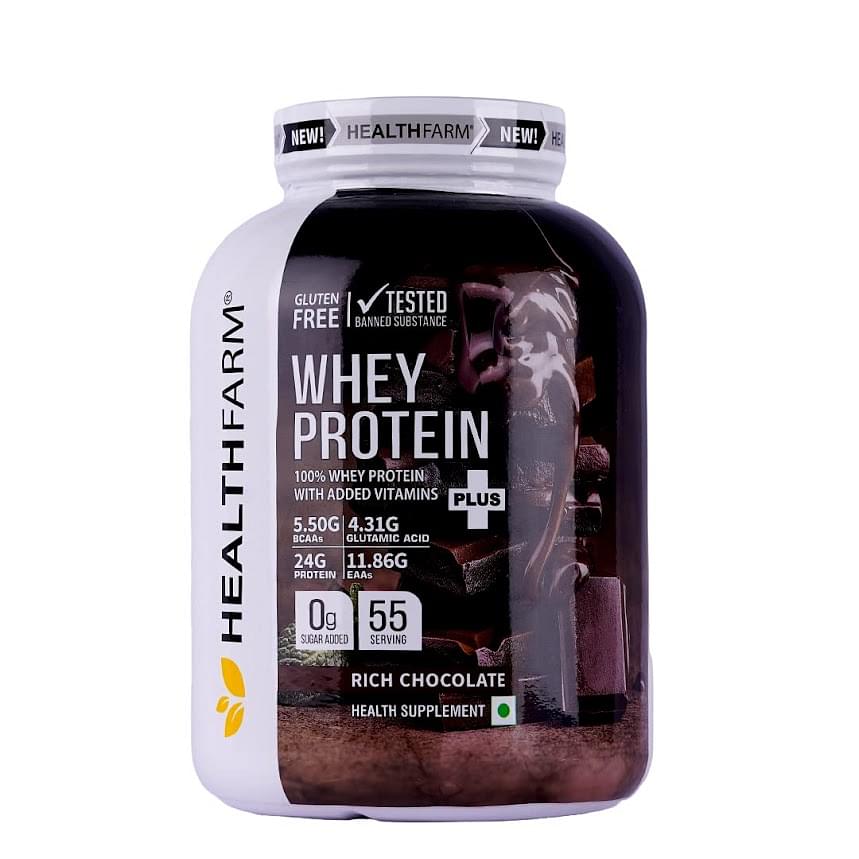 HEALTHFARM Whey protein plus|24g Protein| 1KG / 2KG|33 ser / 55 ser